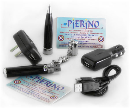 Il kit completo della Spy-Pen PVR-200/4G